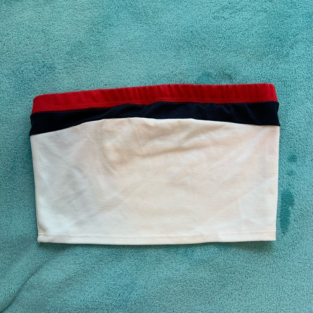 Red White and Blue Crop Top
